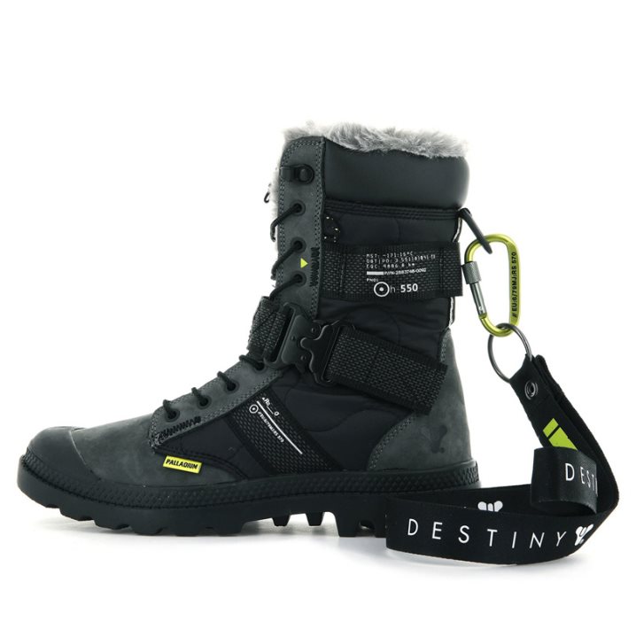 Dámské Boty Palladium Pampa Europa Tactical Černé | CZ LEQ-17H